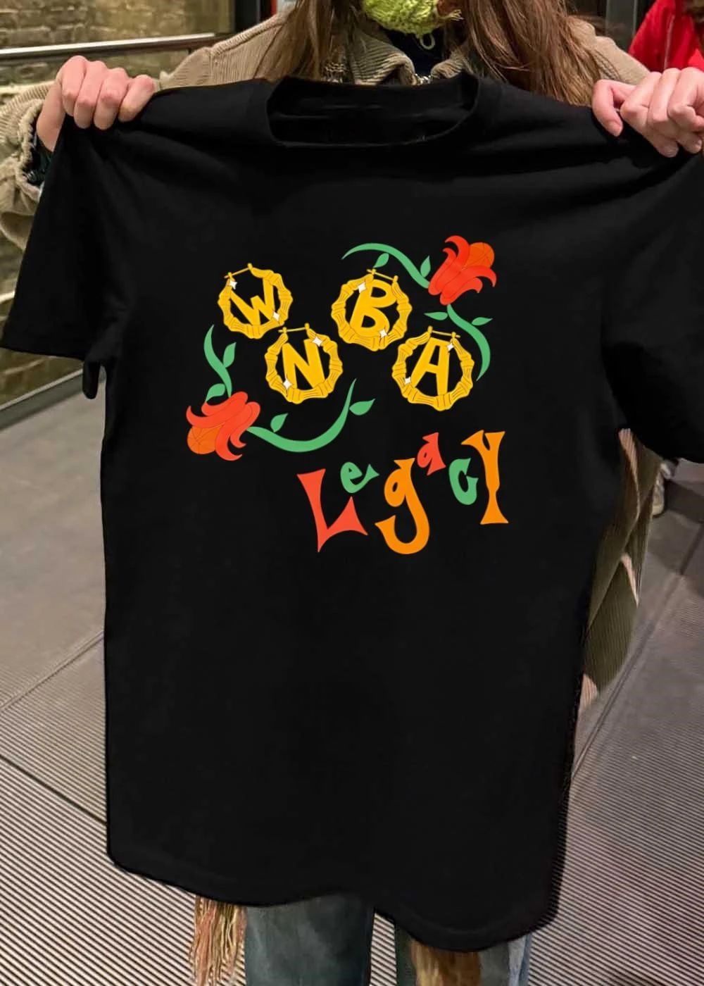 WNBA Legacy Bamboo Hoop Earrings shirt
