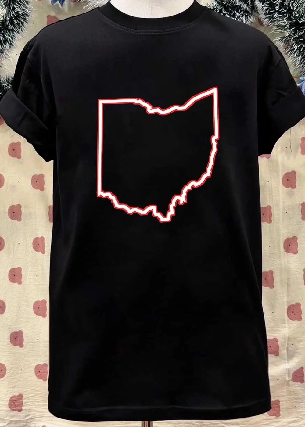 Ohio map simple shirt