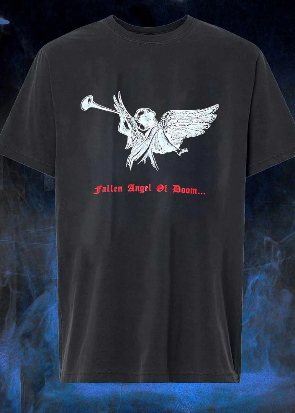 Fallen Angel Playing Trumpet Fallen Angel of Doom T-Shirt
