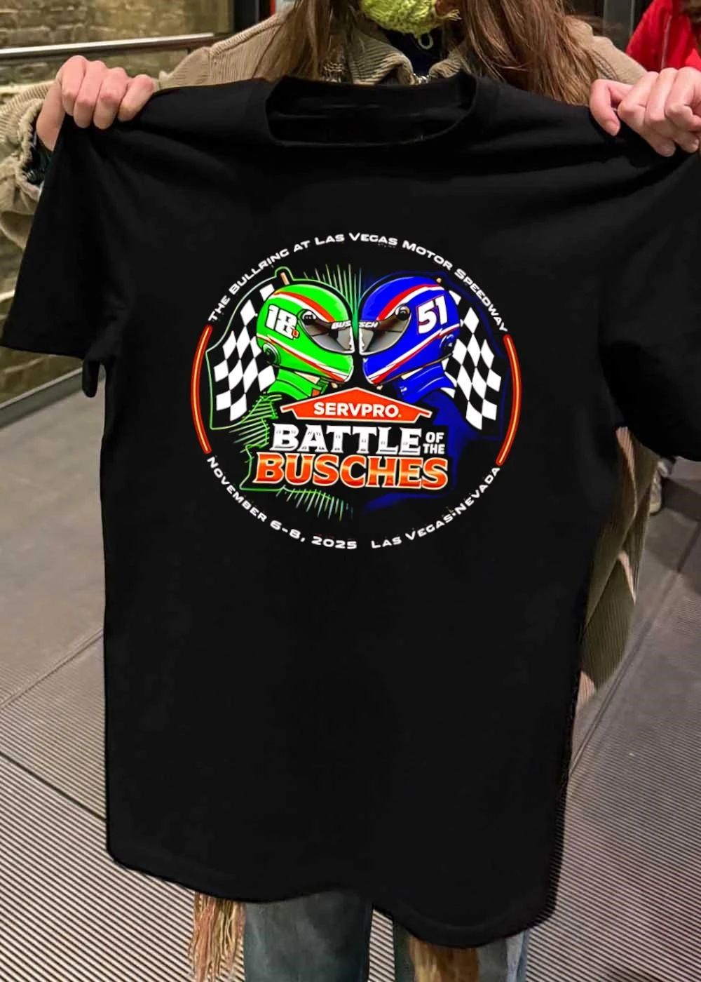 NASCAR Kyle & Kurt Busch Brothers Battle of the Busches Las Vegas Motor Speedway 2026 Racing Event Shirt