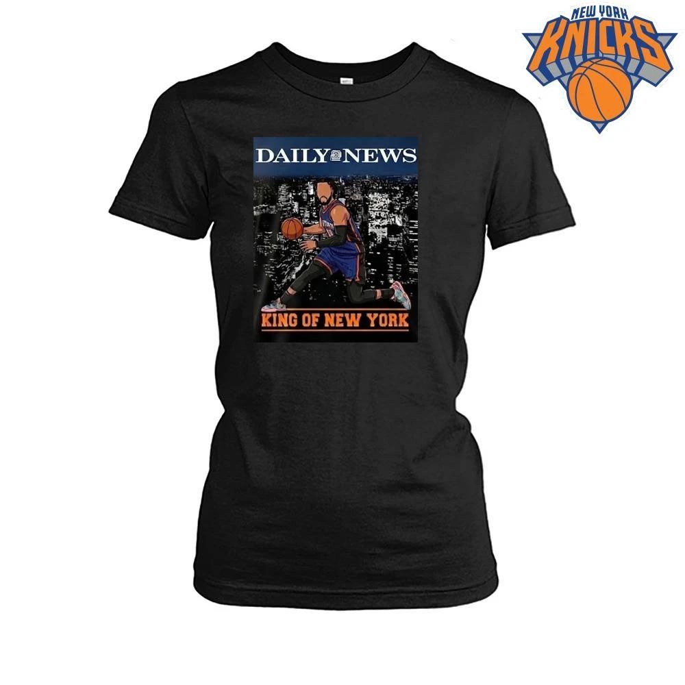 Daily News King of New York Jalen Brunson Basketball Illustration Shirt