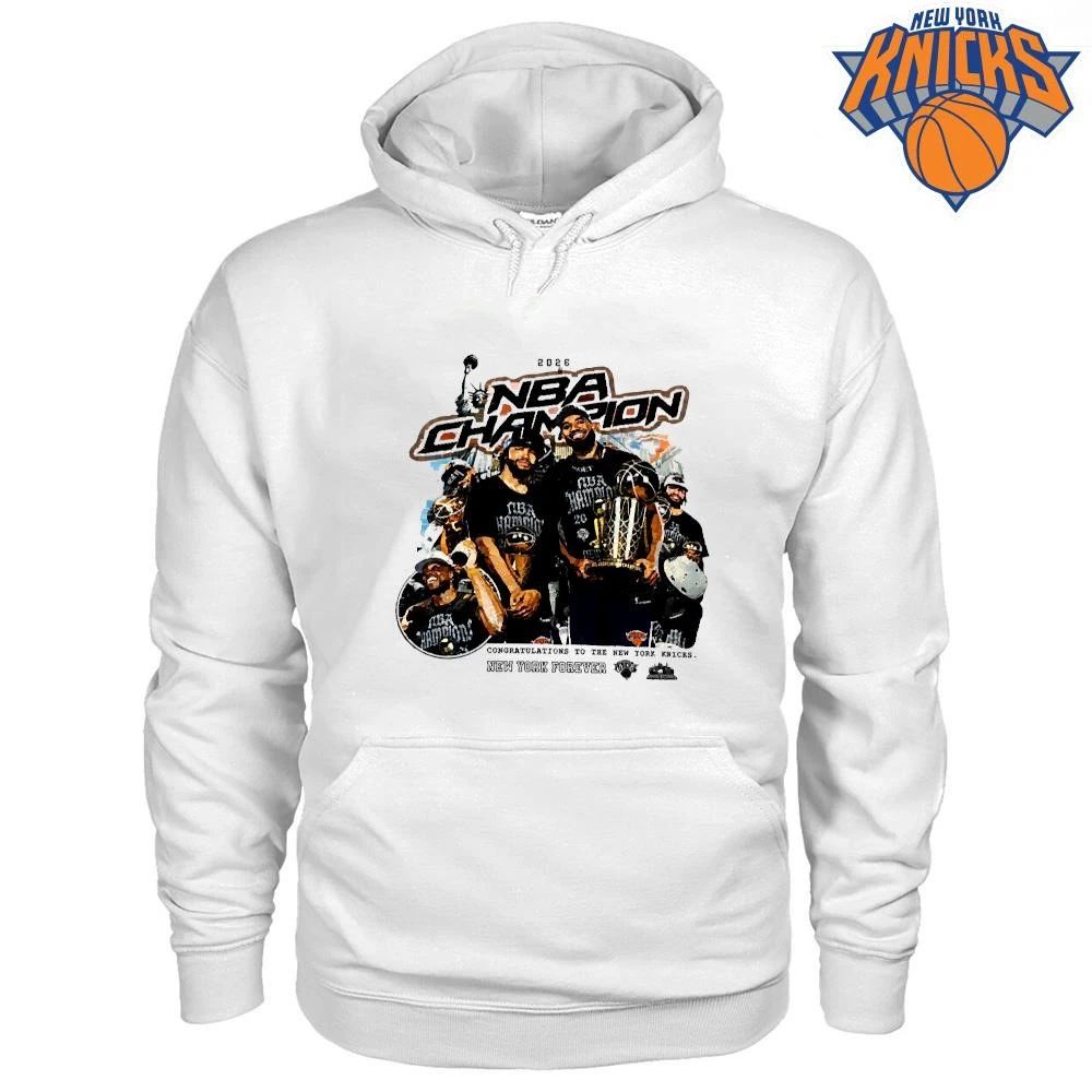 New York Basketball 2026 NBA Champions Victory Trophy Vintage Bootleg Rap Style Shirt
