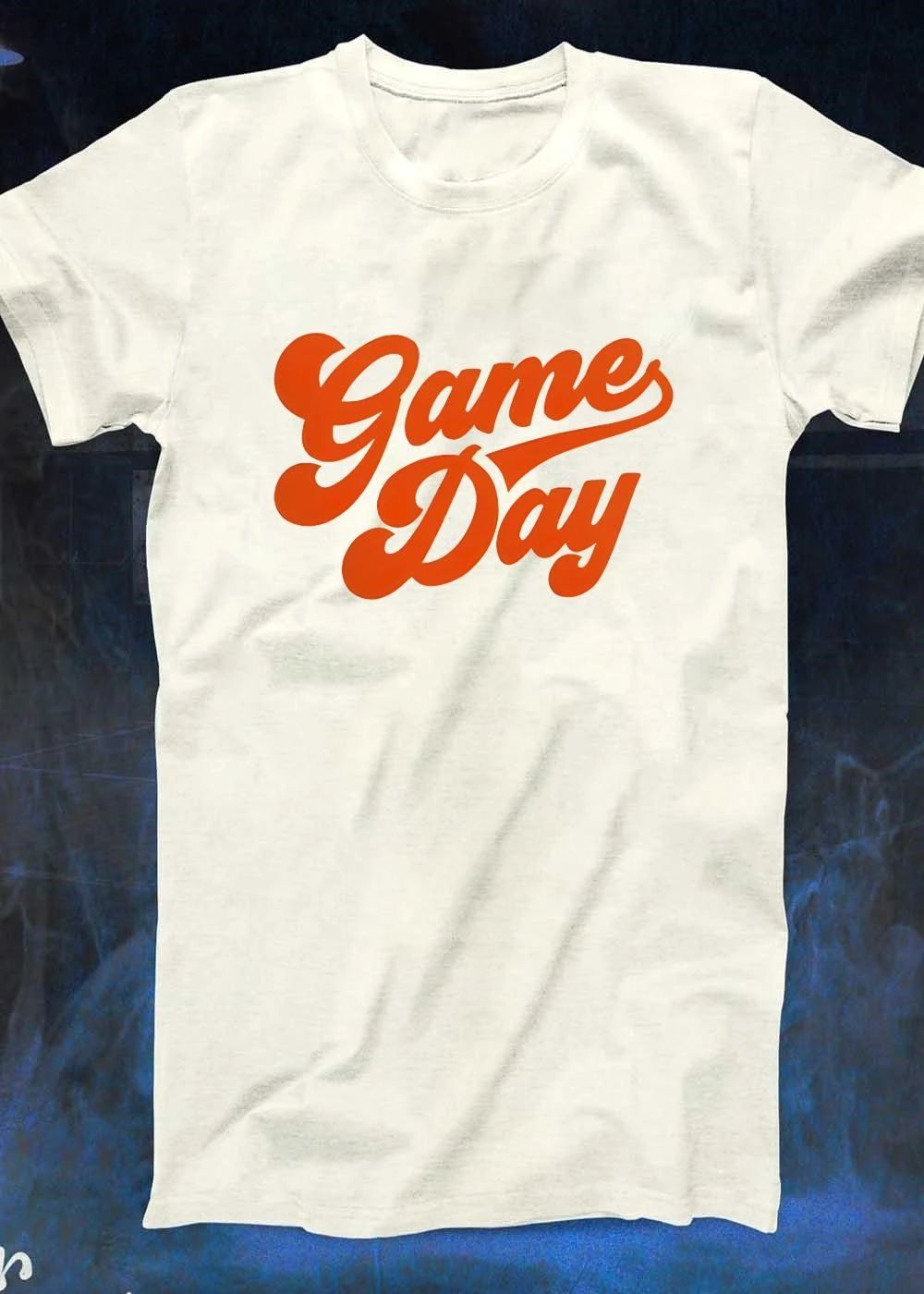 Game Day Orange style letter shirt