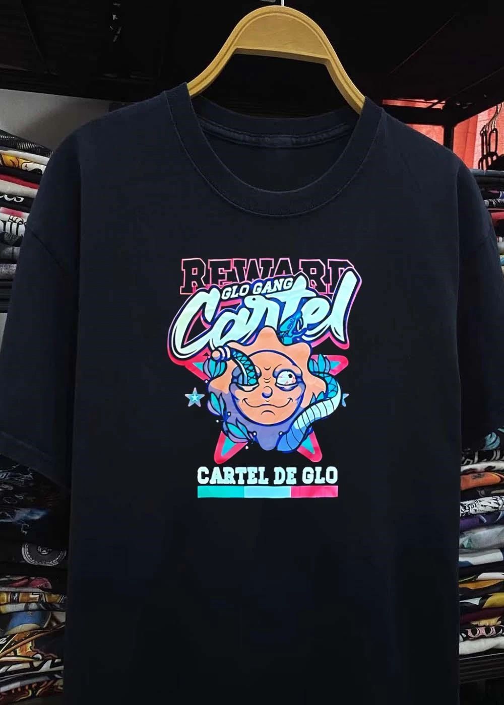 Glo Gang Reward Cartel De Glo Serpent Sun T-Shirt