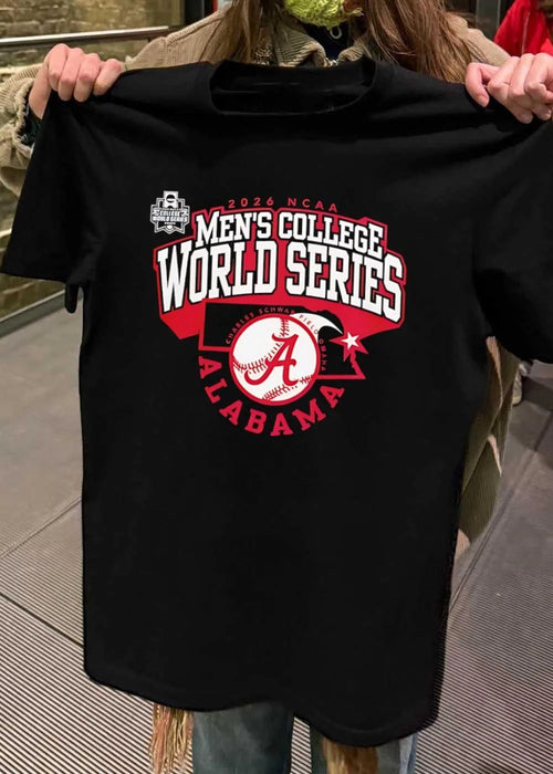 2026 NCAA Men’s College World Series Alabama Shirt