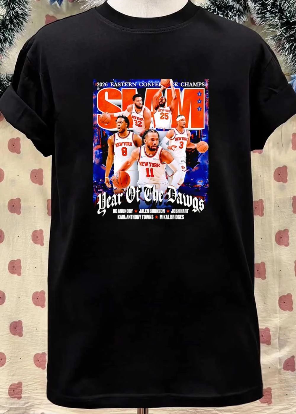 2026 Eastern Conference Champs Slam New York Dawgs Roster Shirt