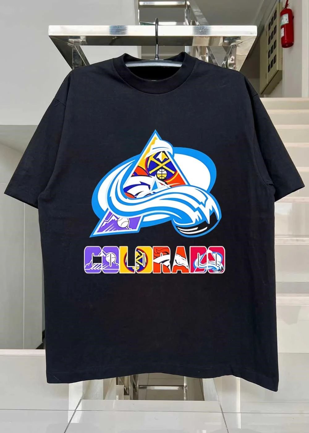 Colorado sports teams Avalanche logos shirt