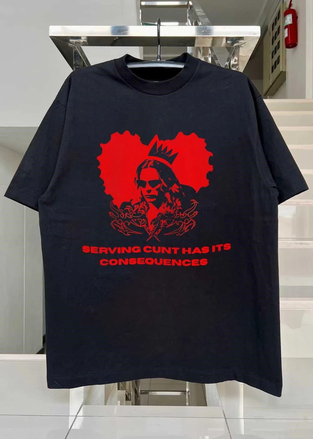 Edgy Apparel Crowned Figure Serving Cunt Has Its Consequences shirt