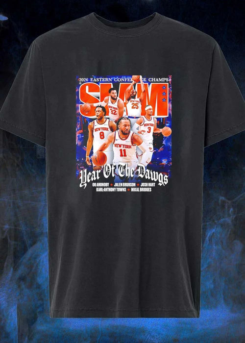 2026 Eastern Conference Champs Slam New York Dawgs Roster Shirt