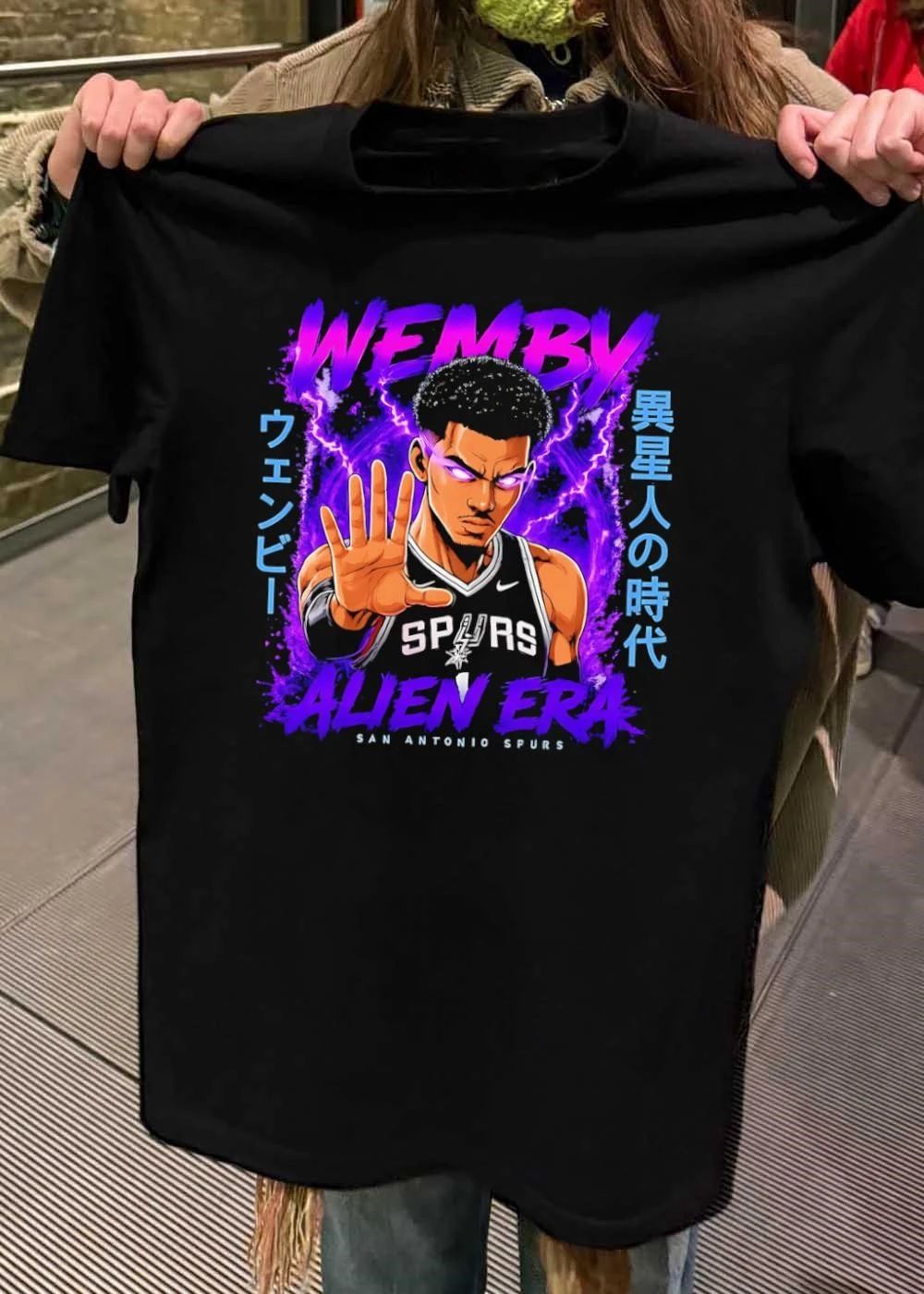 San Antonio Spurs, Alien Era, Wemby Wembanyama Iseijin no Jidai T-Shirt