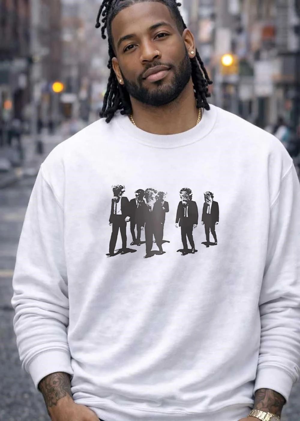 Bison Men in Suits Buffalo Head shirt