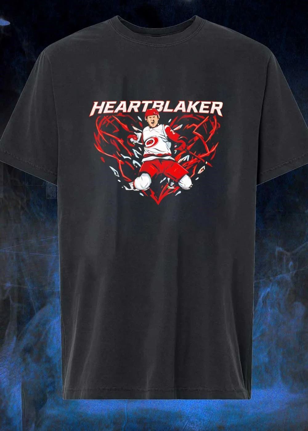 Carolina Hurricanes Hockey Fan Apparel Heartblaker Carolina Hurricanes T-Shirt