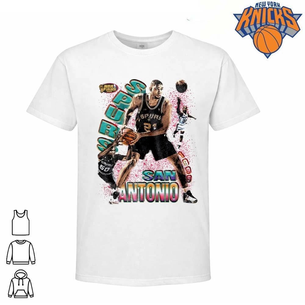 San Antonio Spurs Tim Duncan 1999 NBA Finals Retro Basketball Legends Vintage Graphic NBA Finals 2026 Shirt