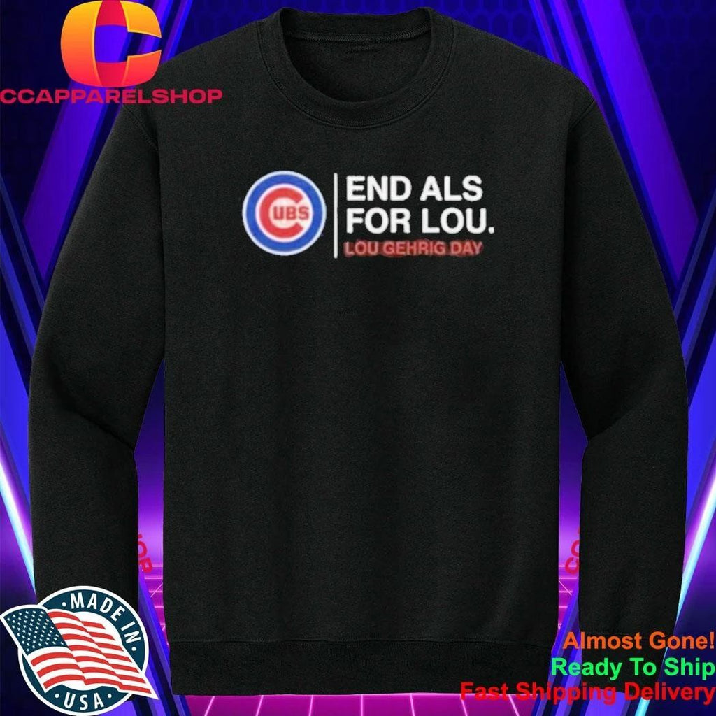 Chicago Cubs End ALS for Lou Gehrig Day 2026 Shirt