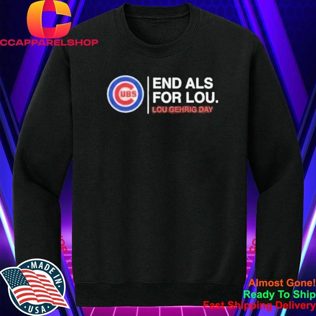 Chicago Cubs End ALS for Lou Gehrig Day 2026 Shirt