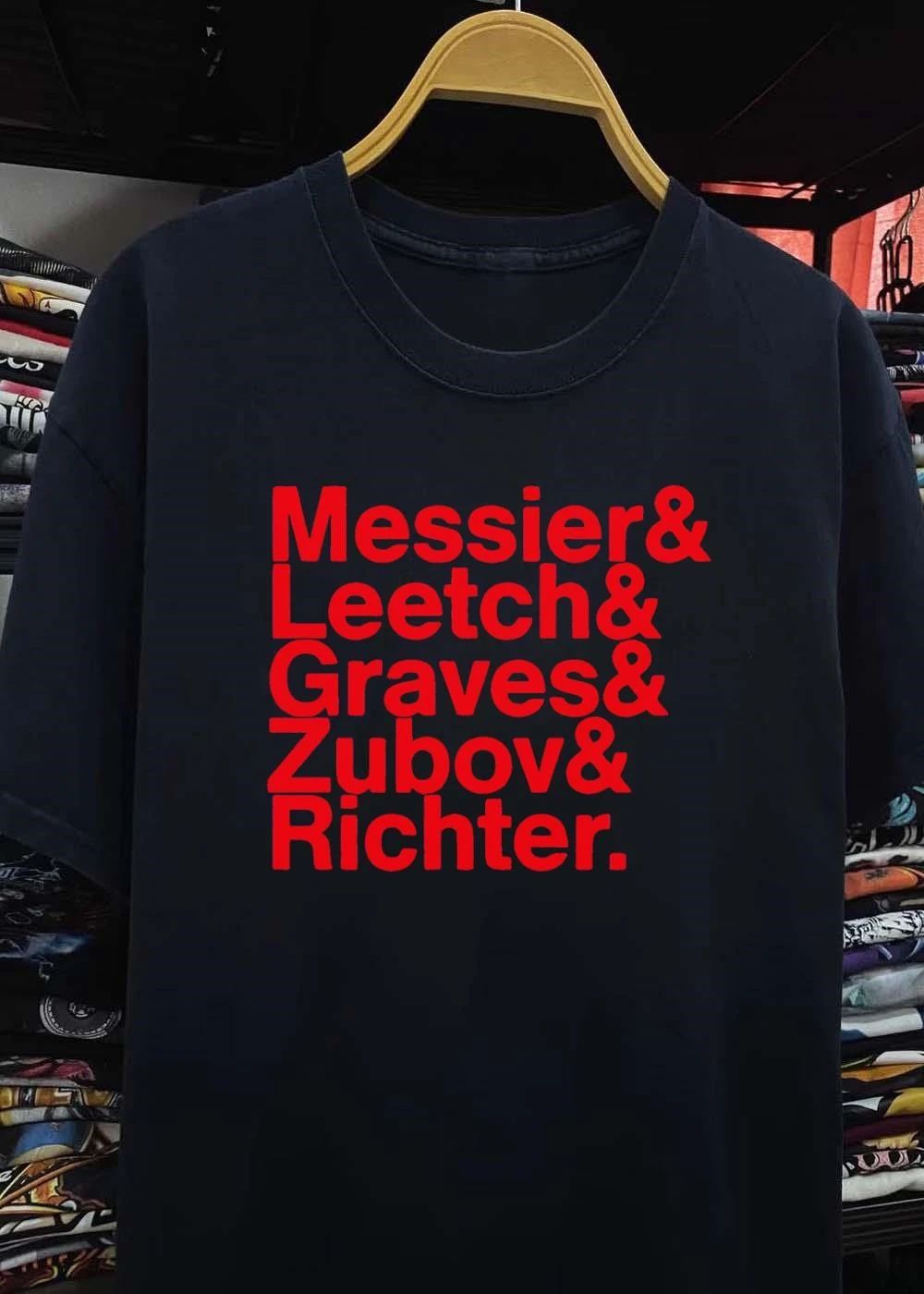 New York Rangers Heritage List Messier Leetch Graves Zubov Richter Team Shirt