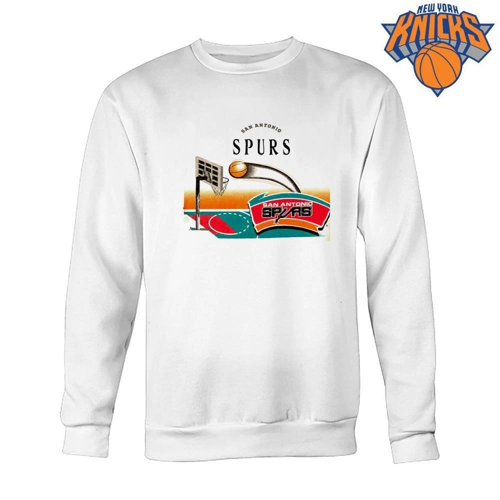 San Antonio Spurs Vintage 90s Retro Style Basketball Court Net Graphic NBA Finals 2026 Shirt