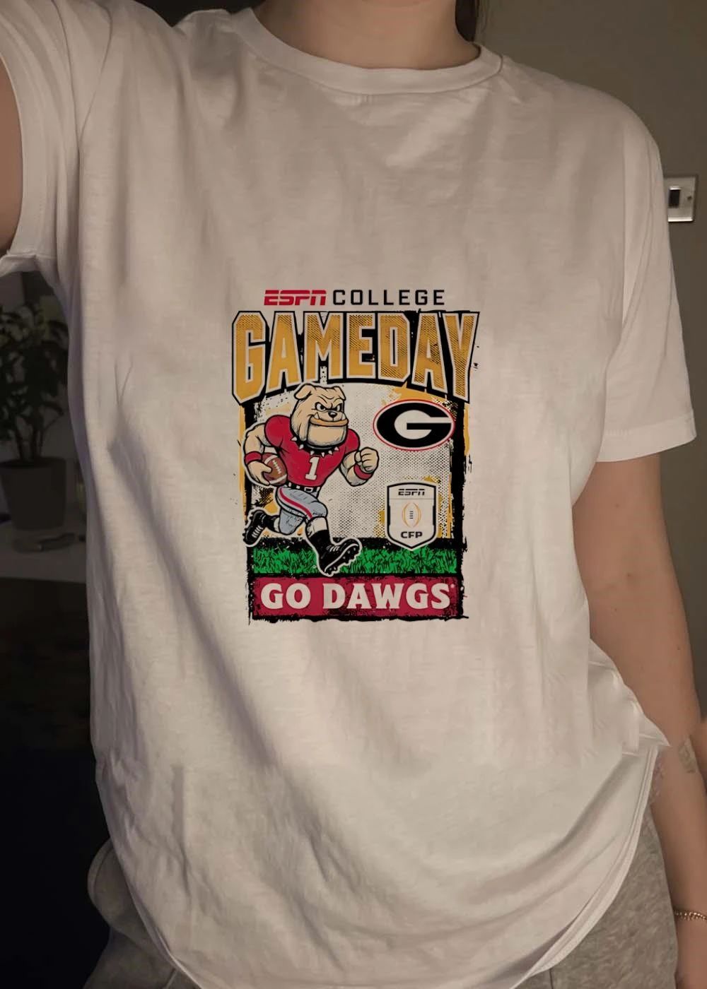 ESPN College Gameday Bulldog Georgia Bulldogs Football Go Dawgs T-Shirt