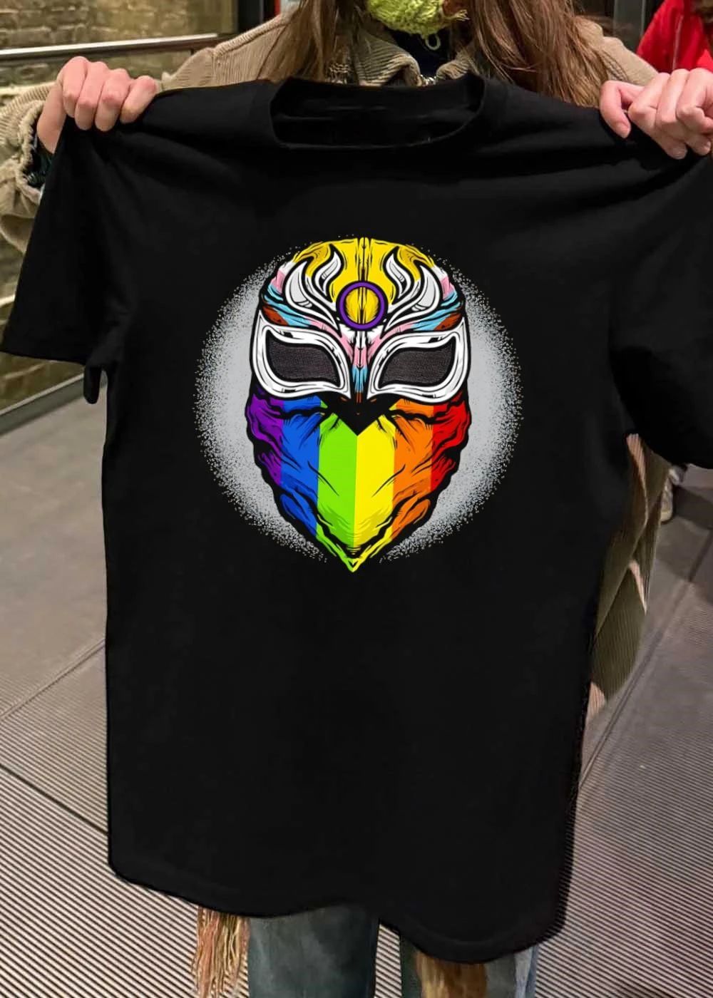 Lucha Pride Mask Pride Luchador Wrestling T-Shirt