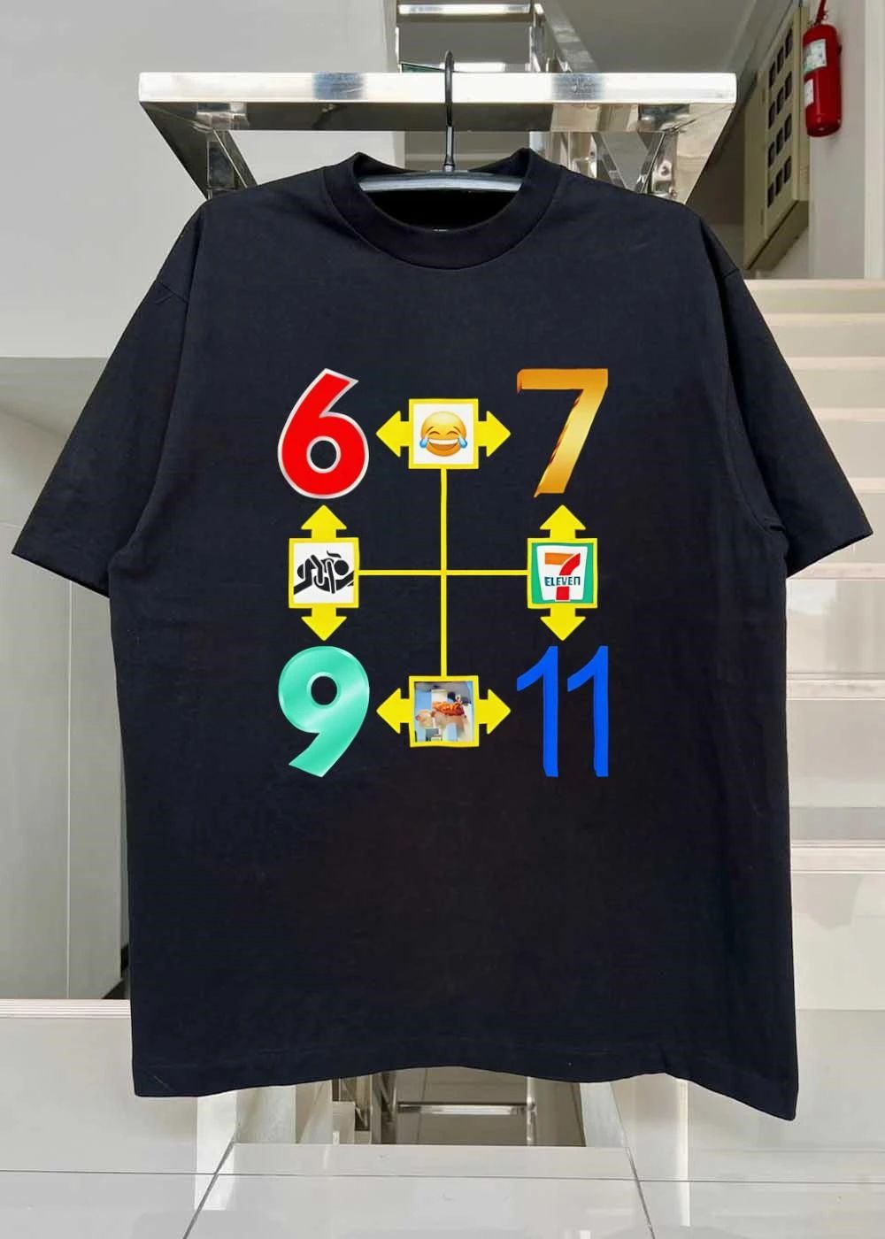 Funny 69 711 Meme Joke T-Shirt