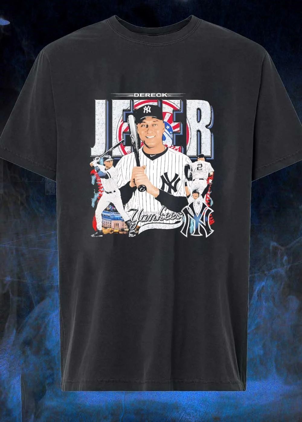 Derek Jeter Batting New York Yankees Shirt
