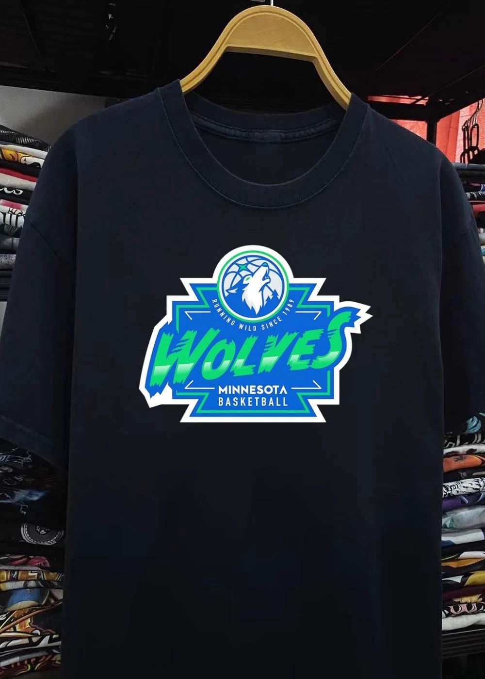 Wolves Minnesota Basketball Running Wild Since 1989 shirt