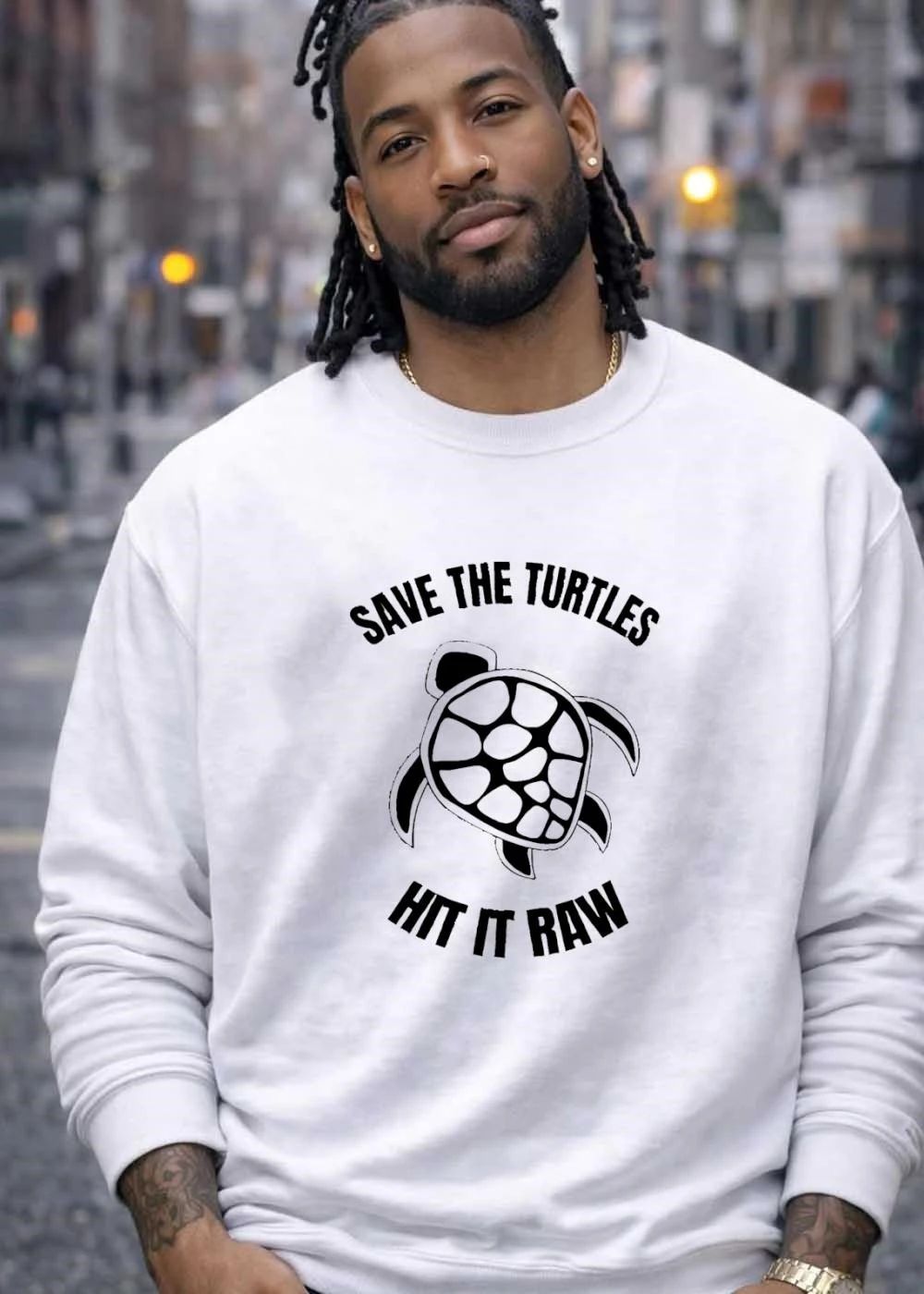 Save the Turtles Hit it Raw Turtle shirt