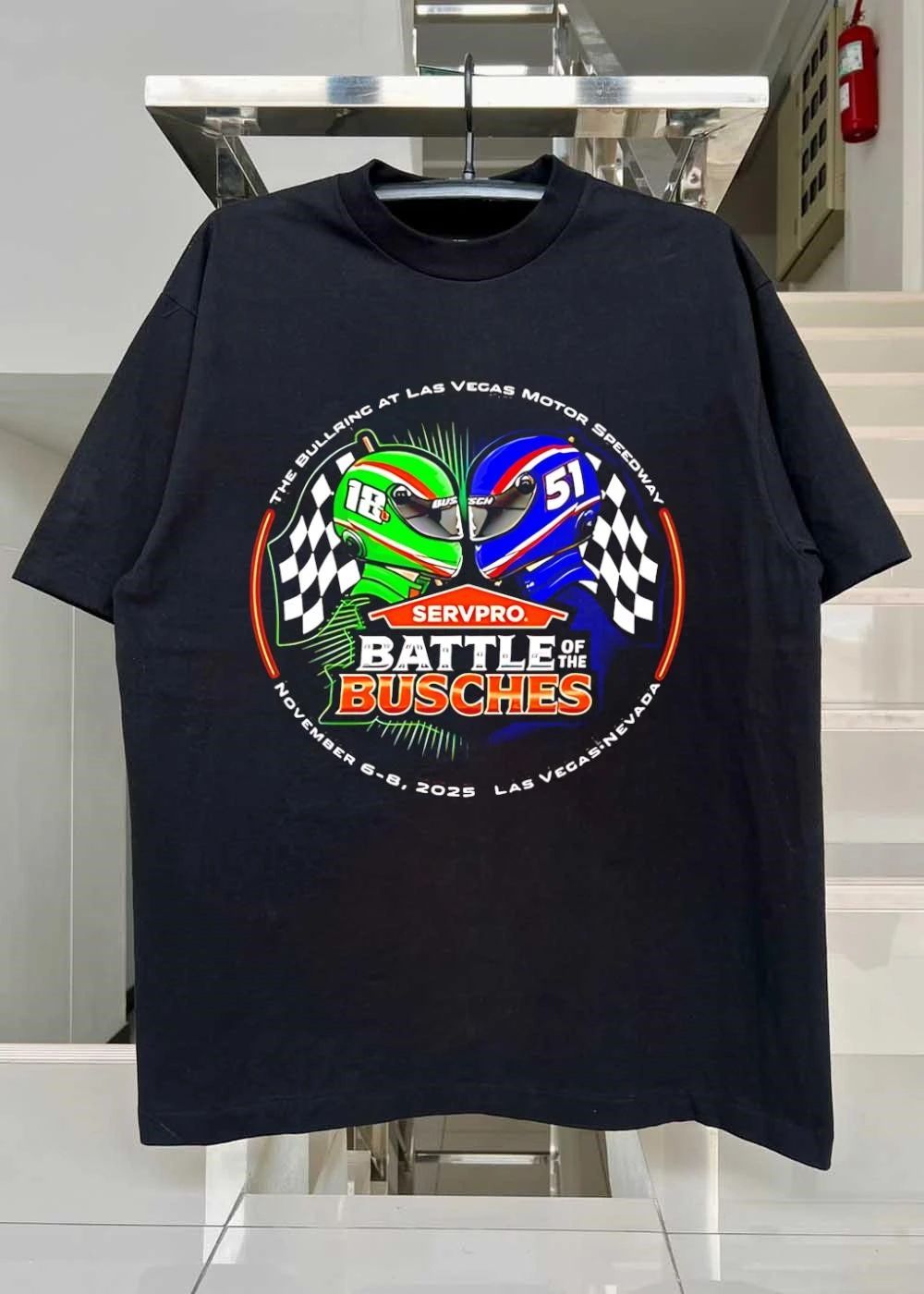 NASCAR Kyle & Kurt Busch Brothers Battle of the Busches Las Vegas Motor Speedway 2026 Racing Event Shirt