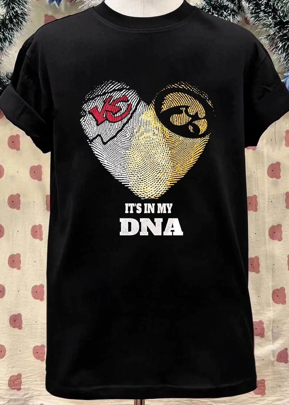 Kansas City Chiefs Iowa Hawkeyes It Is in My DNA T-Shirt