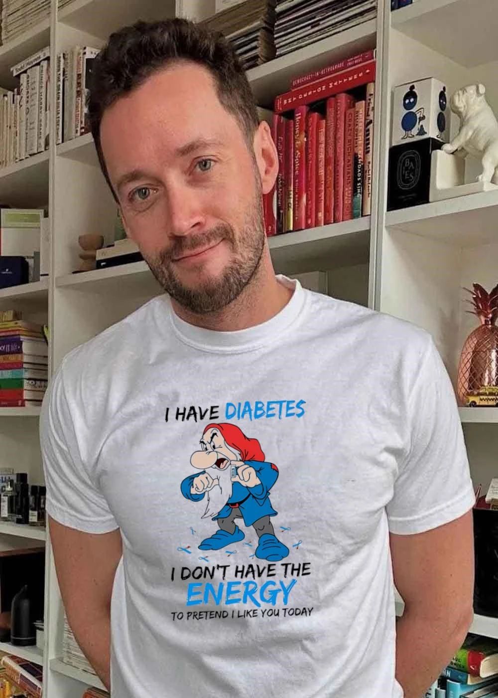 Grumpy Snow White and the Seven Dwarfs I have Diabetes I don’t have the energy to shirt