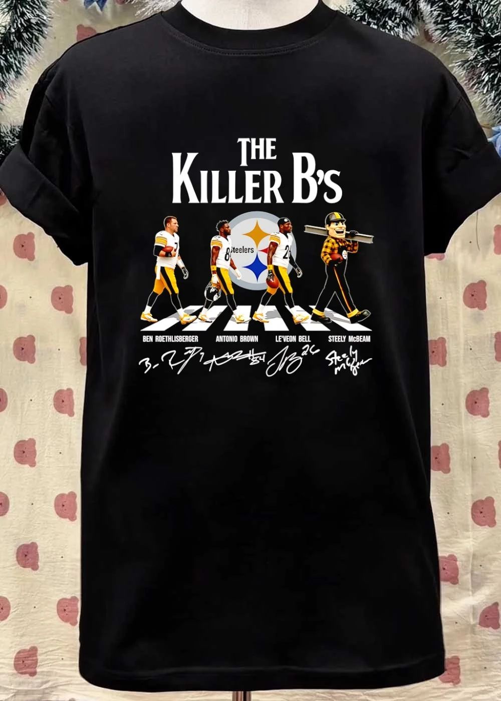 Ben Roethlisberger Antonio Brown Le’veon Bell Steely Mcbeam The Killer B’s shirt