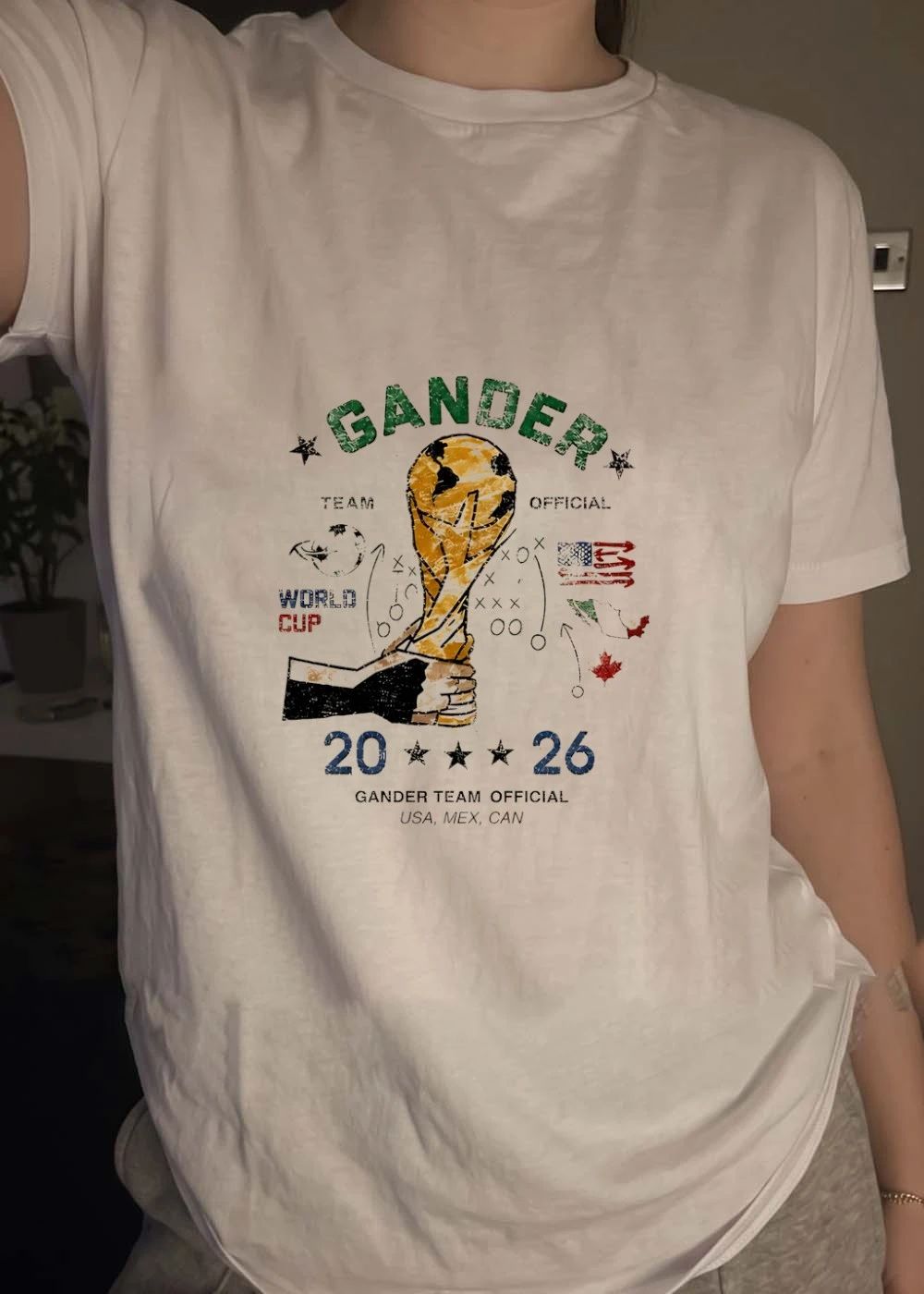 Gander Team Official World Cup 2026 USA Mexico Canada shirt
