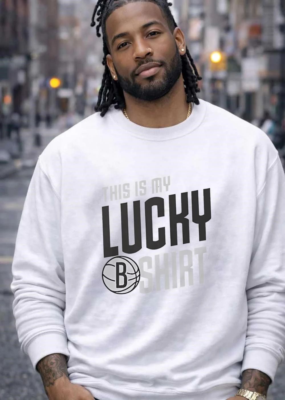 Brooklyn Nets Basketball Fan Apparel This Is My Lucky Shirt