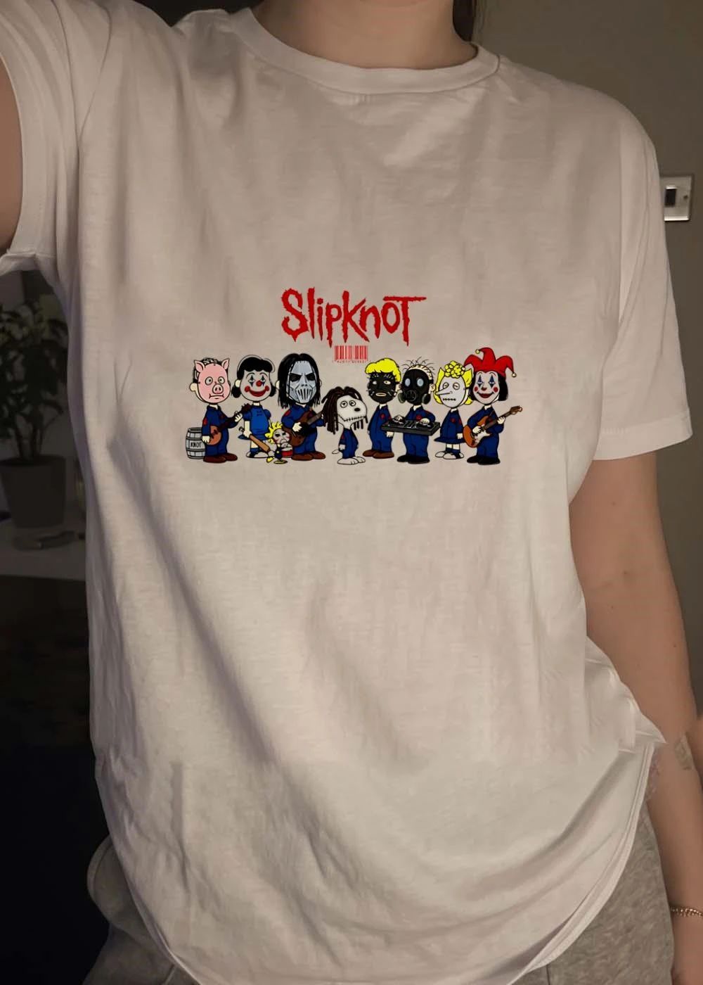 Slipknot Peanuts Characters Mashup Shirt