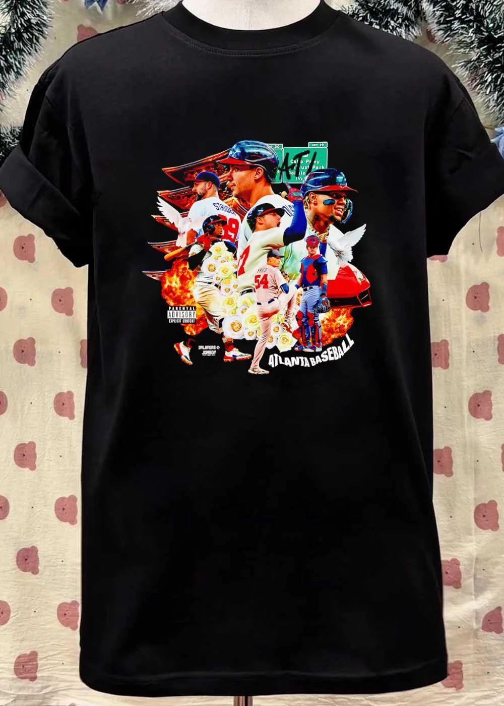 Jomboy Media Atlanta Baseball ATL Strider Fried Players Graphic T-Shirt