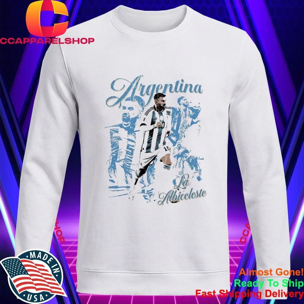 Antonela Roccuzzo Messi Argentina La Albiceleste World Cup 2026 Shirt