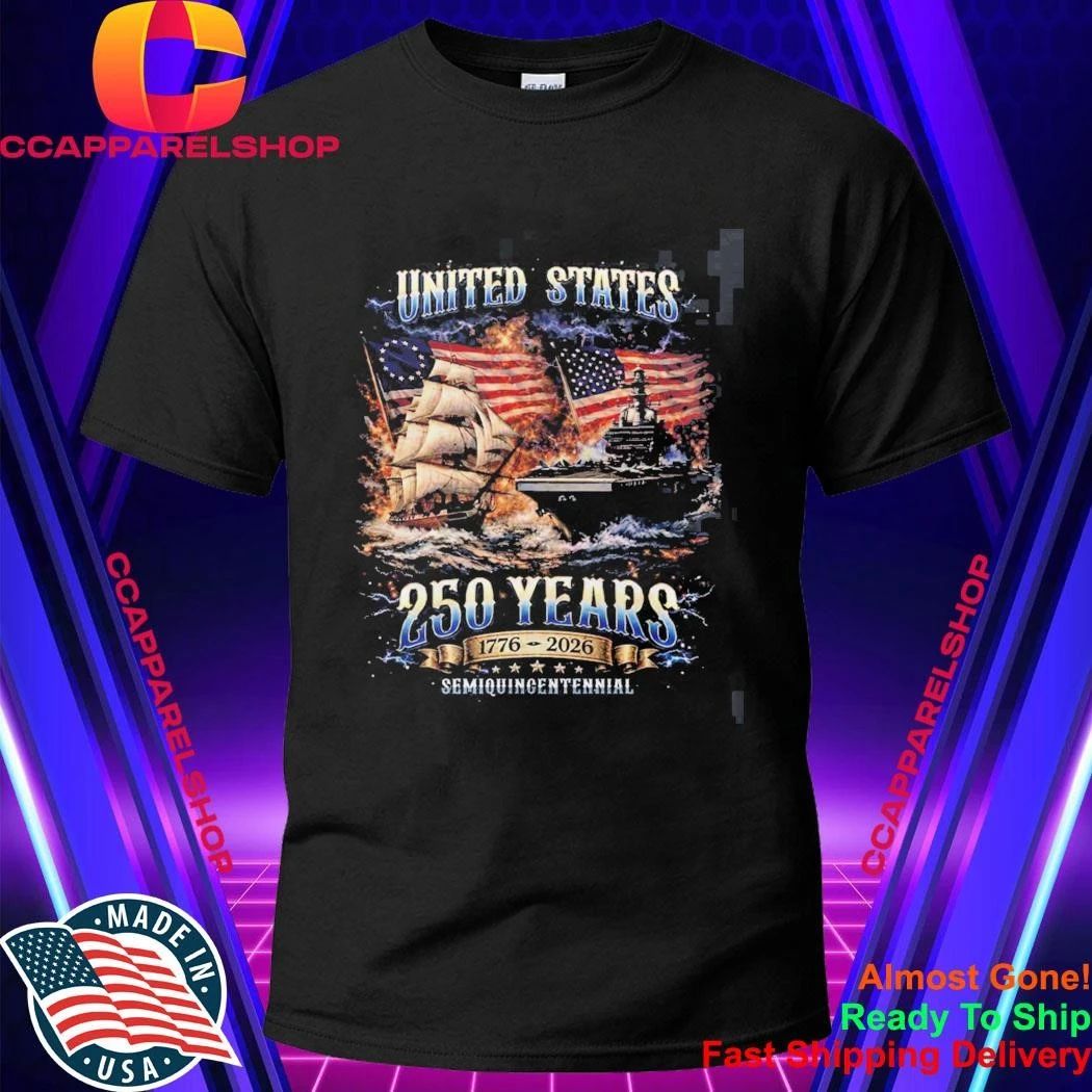 United States Of America USA 250 Anniversary 1776 2026 American Flag Semiquincentennial Vintage Shirt