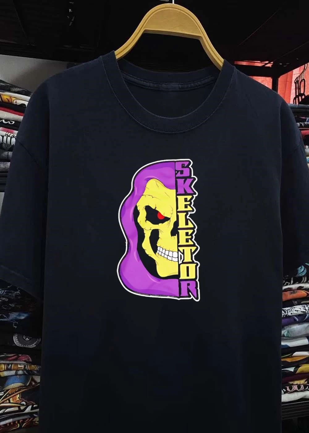 Skeletor Half Skull Face Masters Of The Universe shirt