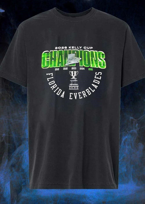 2026 Kelly Cup Champions 2012 2022 2023 2024 Florida Everblades T-Shirt