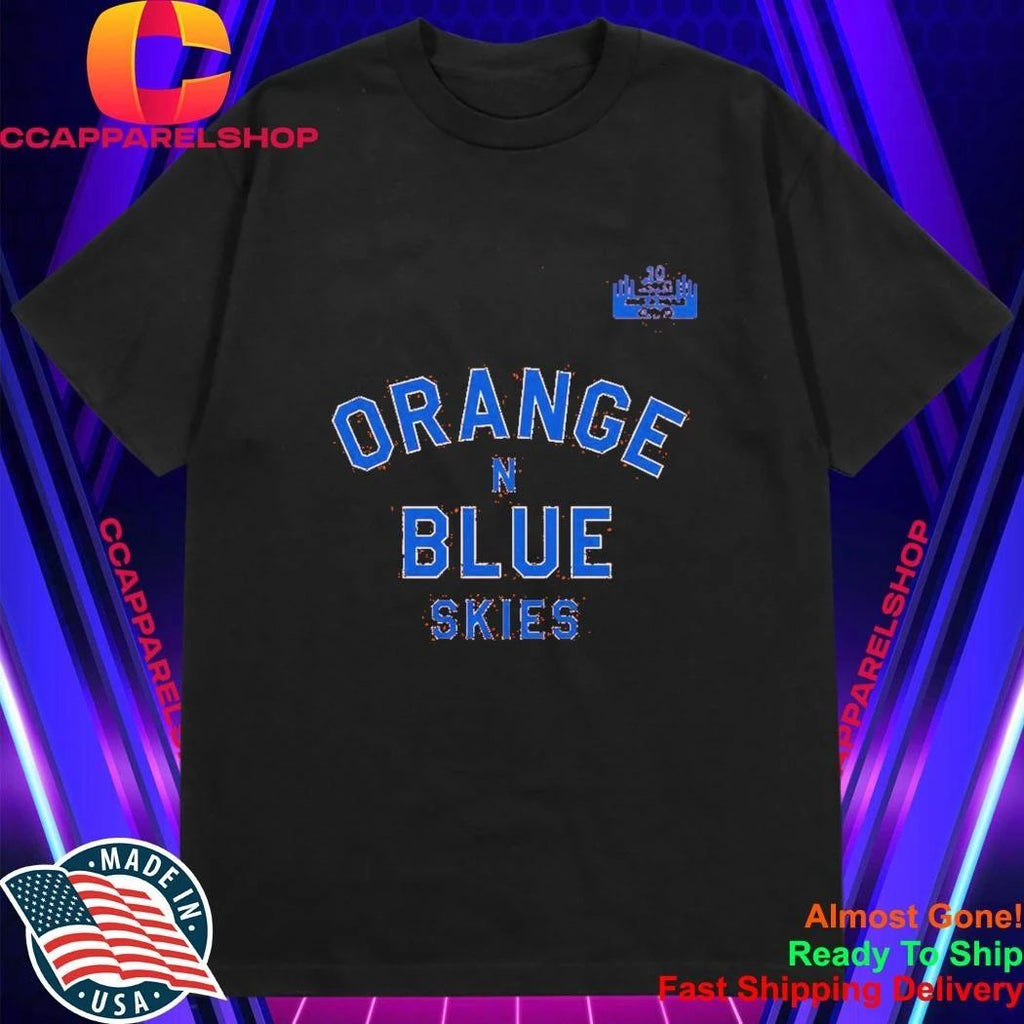 Spike Lee Orange And Blue Skies 2026 Knicks Game 4 Shirt