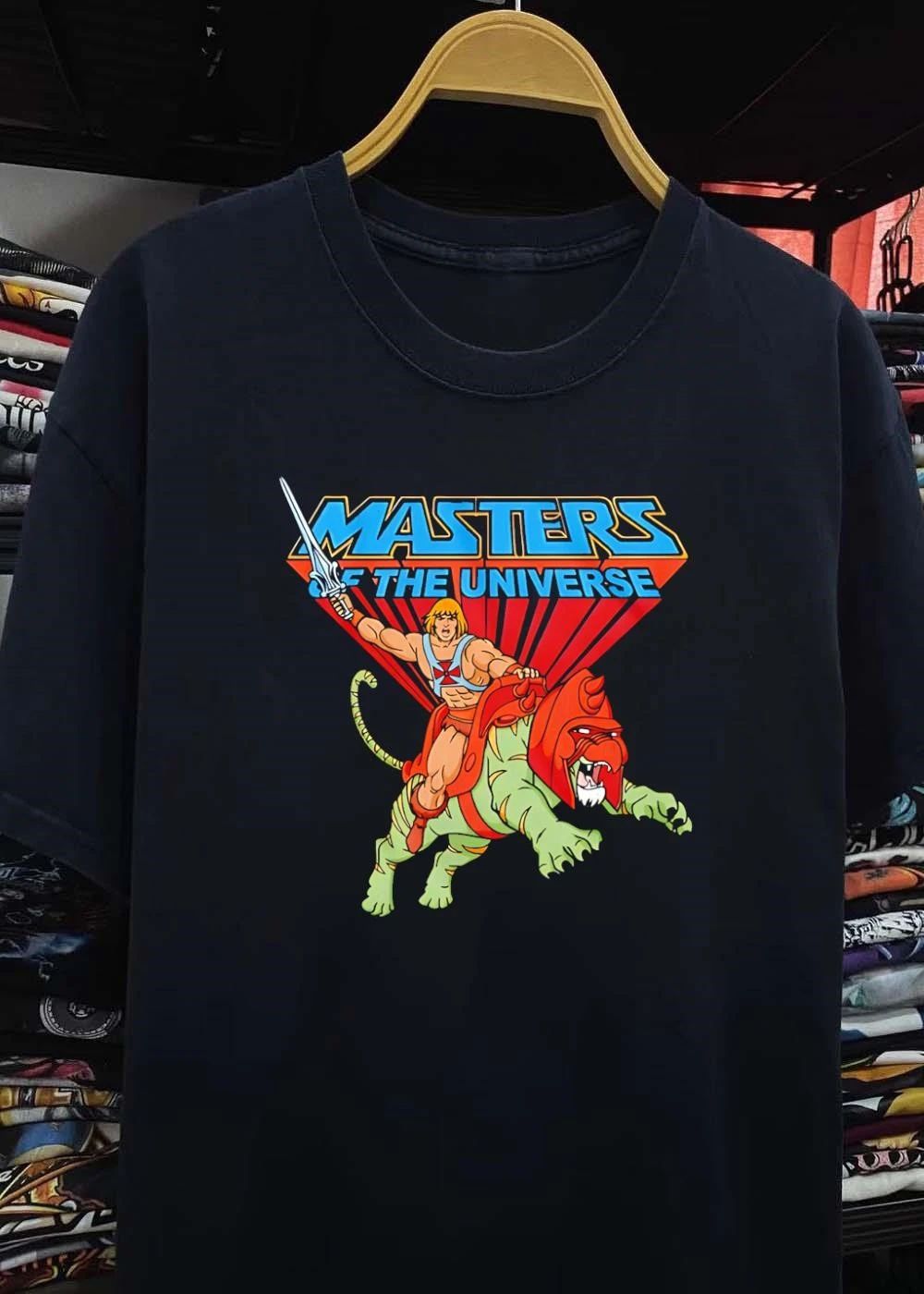 Masters of the Universe He-Man Riding Battle Cat T-Shirt
