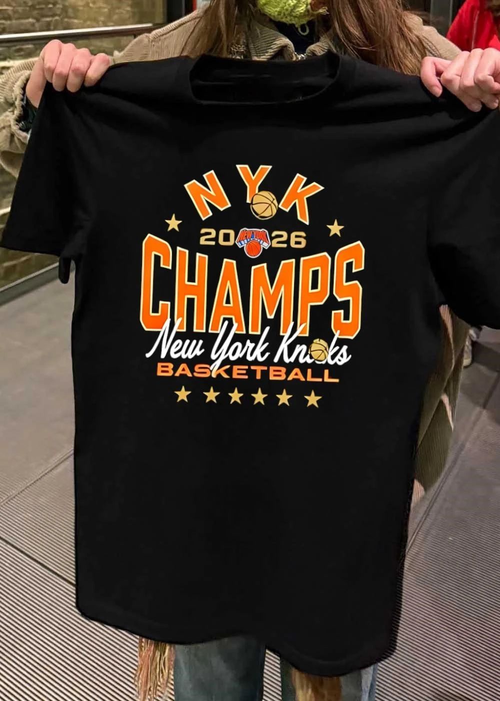 NYK 2026 Champs New York Knocks Basketball NBA T-Shirt