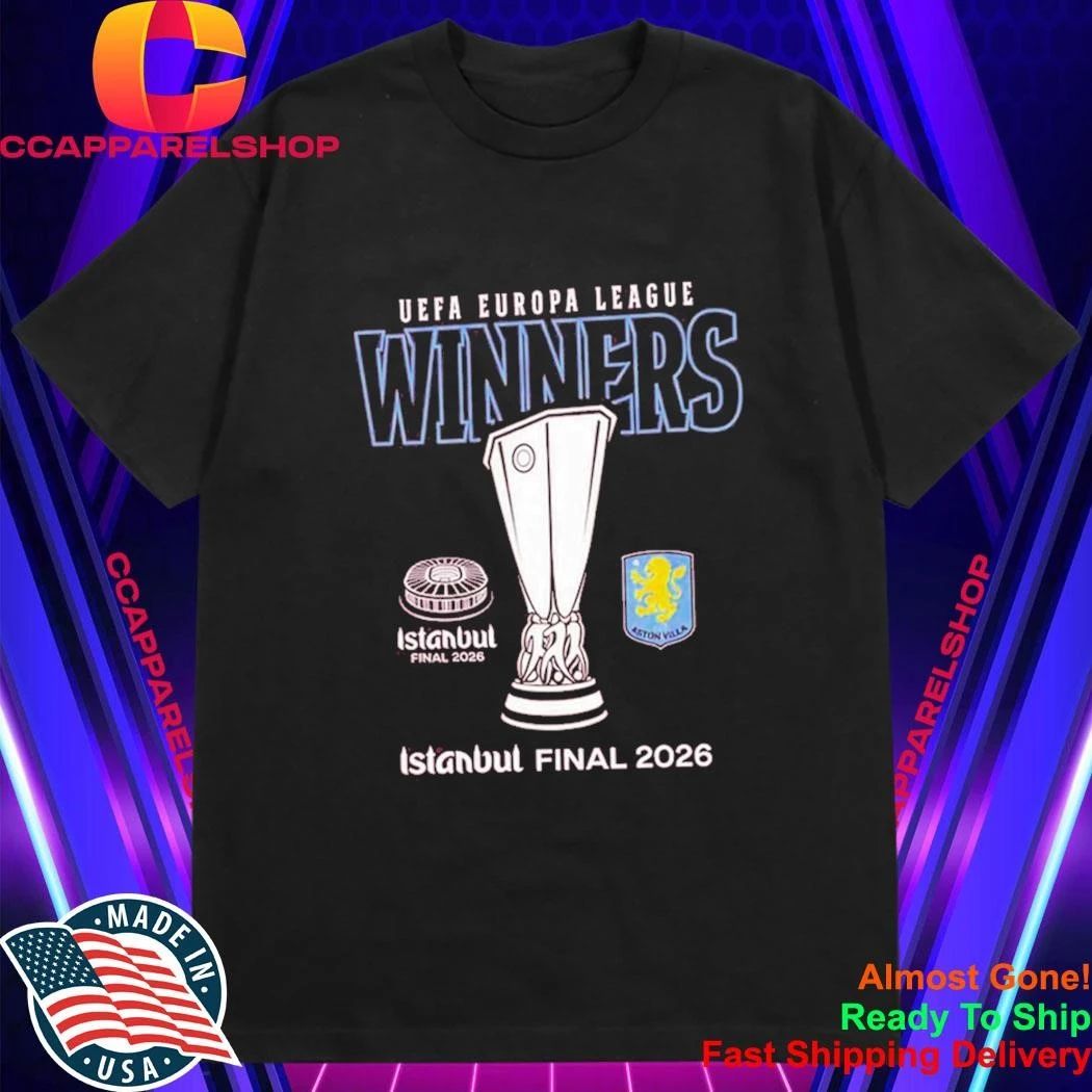 Aston Villa Istanbul 2026 UEL Final Winners Shirt