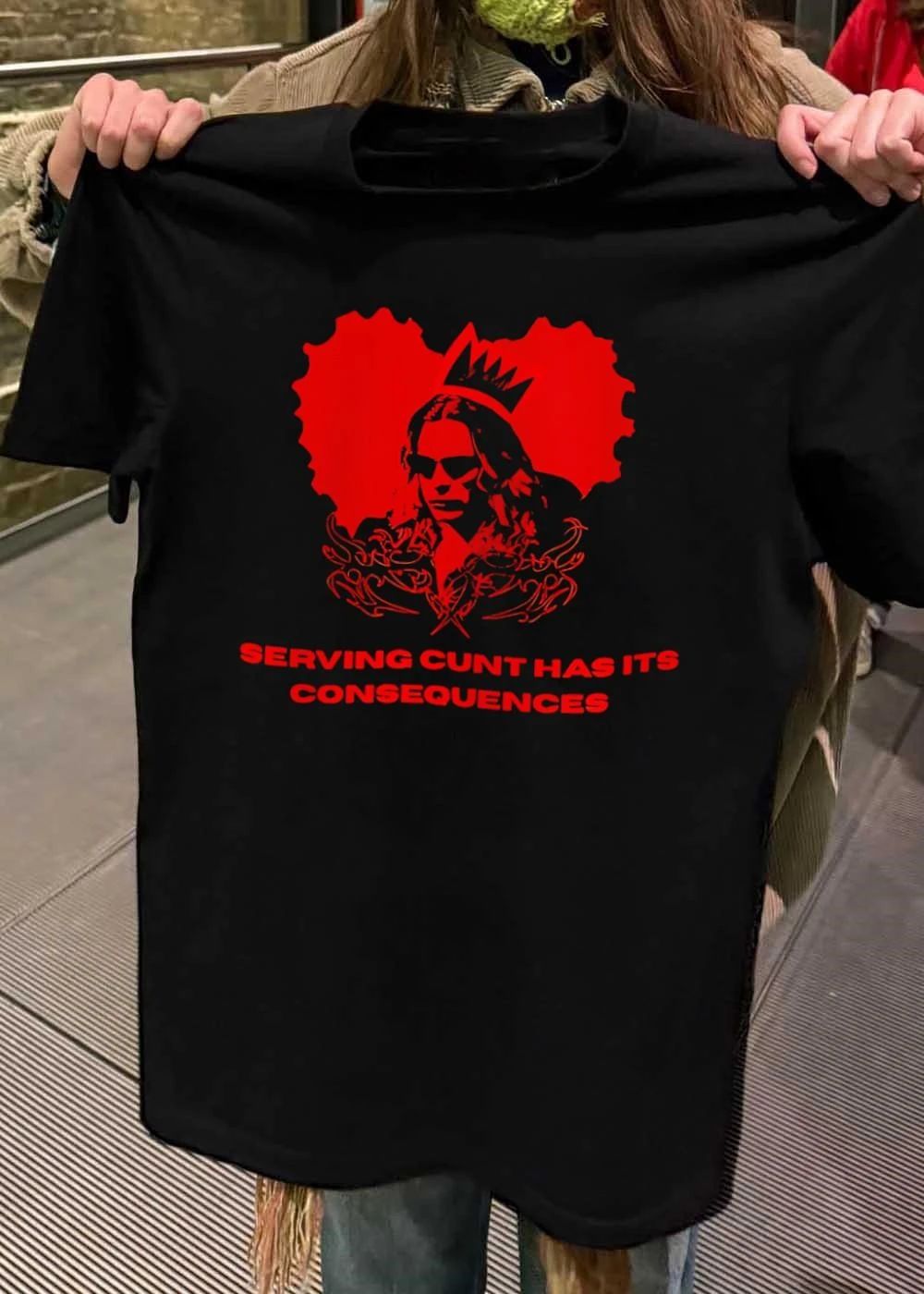 Edgy Apparel Crowned Figure Serving Cunt Has Its Consequences shirt