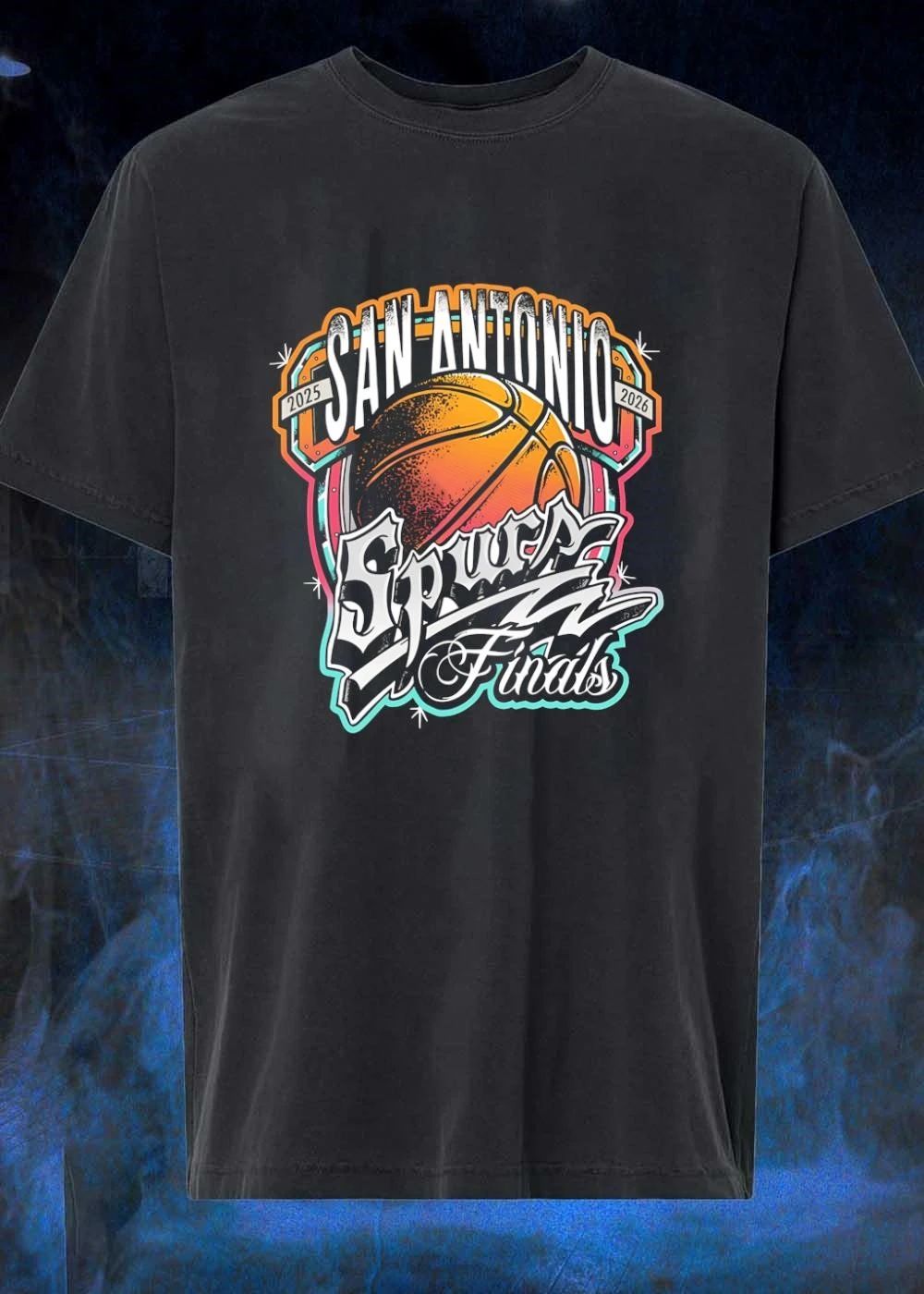 San Antonio Spurs 2025 2026 Finals Graphic Basketball shirt