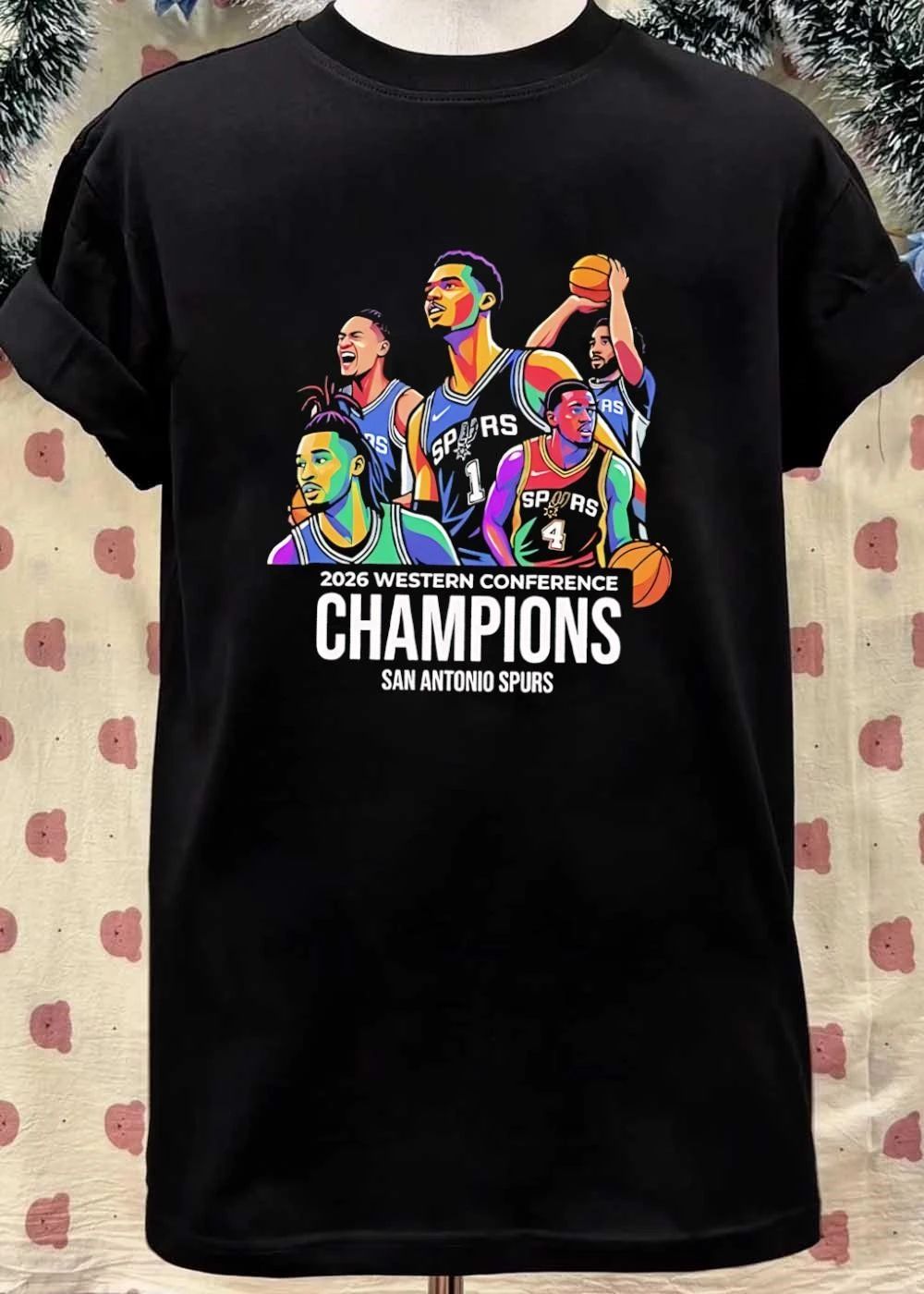2026 Western Conference Champions San Antonio Spurs Basketball shirt