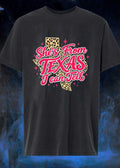 Leopard Print Western Women She’s From Texas I Can Tell T-Shirt