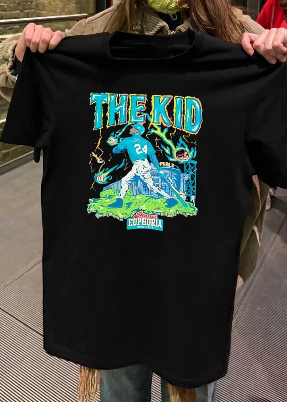Ken Griffey Jr Seattle Mariners MLB The Kid Griffey 24 field Planet Euphoria shirt