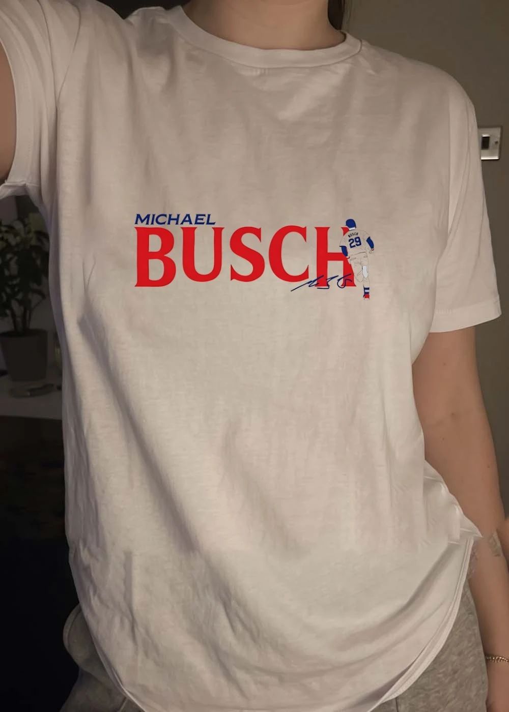Michael Busch Players Slash Line shirt