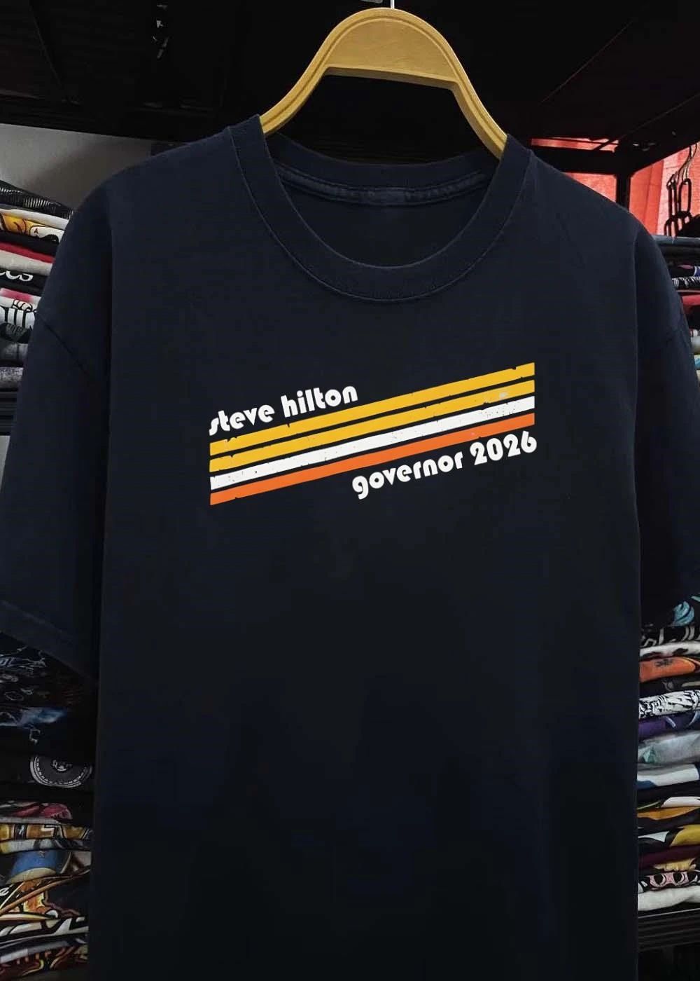 Steve Hilton English political commentator Governor 2026 campaign election candidate vote shirt